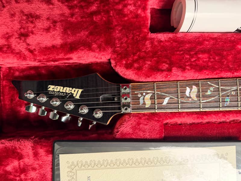 Ibanez RG8540ZD-BX J. Custom 2012 - 2017 - Black Onyx | Reverb