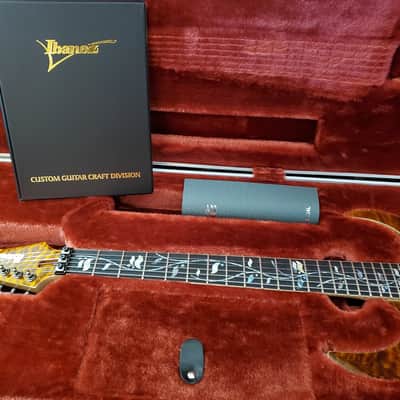 Ibanez  RG20136 BSZ J-Custom - Brown Smoky Topaz - Limited Edition Brown Smoky Topaz, with Cosmo Bla image 8