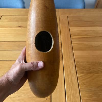 Cuban handmade guiro Large 2010’s - Lacquered image 2