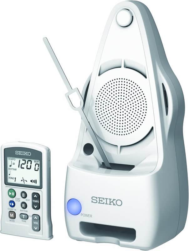 Seiko EPM5000 Quartz E-Pendulum Metronome WHITE image 1