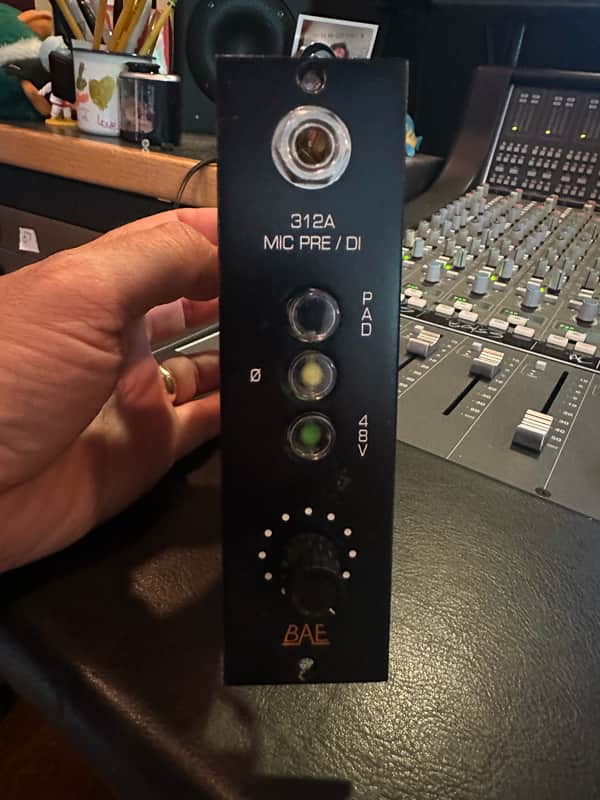 BAE 312A 500 Series Mic Pre / DI Module