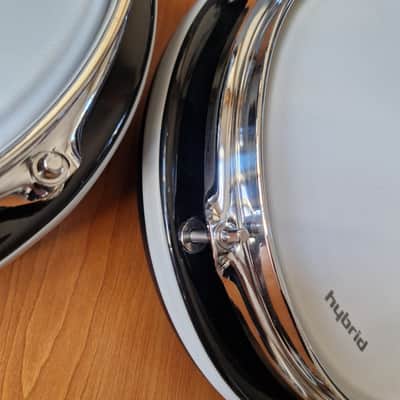 80's 2x Ddrum Pad by Clavia AB, 10 inch, piano black finish vintage image 16