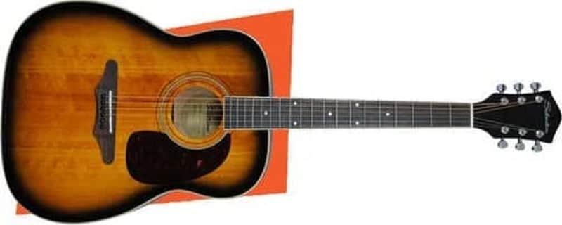 Silvertone 633E AVS Spruce Top Jumbo Dreadnought Electric-Acoustic Guitar image 1