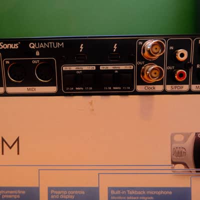 PreSonus Quantum Thunderbolt Audio Interface 2010s - Black image 5