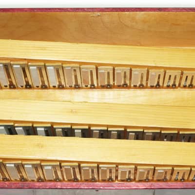 Bayan Accordion Tonica, Button Accordion Instrument 100 Bass, New Straps, Concertina B System, Soviet Harmonica in Tune, 2693 image 11