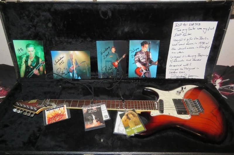 ESP 901 GUITAR used to record Rammsteins "Herzeleid" debut image 1
