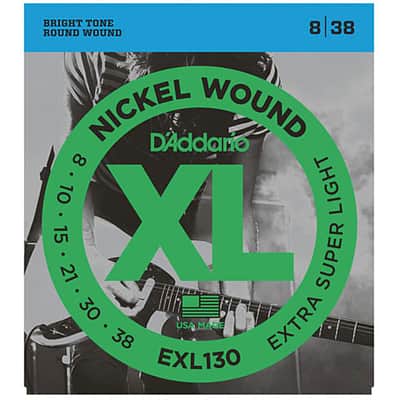 D'Addario EXL130 Nickel Wound .008-038 image 1