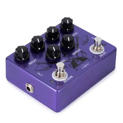 Caline CP-80 Ragnarok Digital Reverb and Analog Delay Guitar Effect Pedal (Fast Free US Shipping!) image 5
