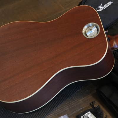 Journey Instruments OF410N Solid Sitka & Mahogany Collapsible Travel Guitar Natural + OGB image 12