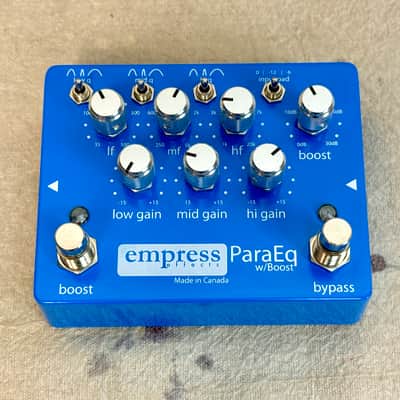 Used Empress ParaEq with Boost Circa 2010's Blue with Box image 3