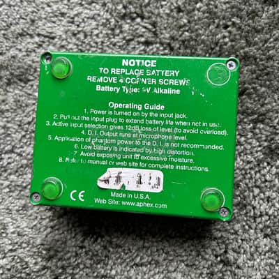 Aphex Acoustic Xciter Acoustic Instrument DI & Preamp Effects Pedal image 2