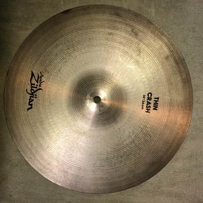 Great Sounding Zildjian 14” Thin Crash Cymbal 1980’s image 4