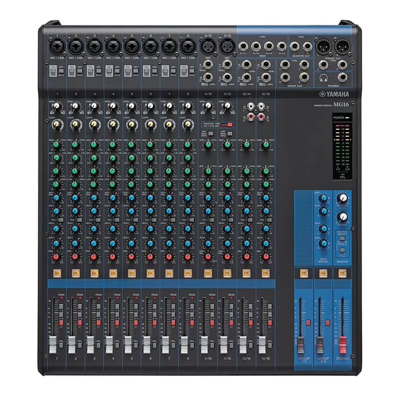 Yamaha MG16 16 Channel Analog Mixer | Reverb