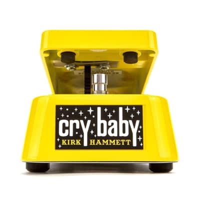 Dunlop Kh95 Y Kirk Hammett Cry Baby Wah Yellow Sparkle Edition image 1