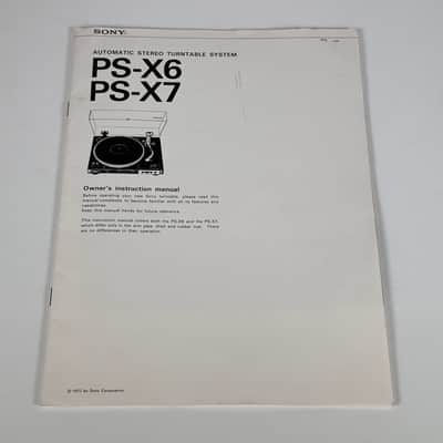 Sony PS-X6 Direct Drive Turntable Record Player Hi-End Audiophile image 14