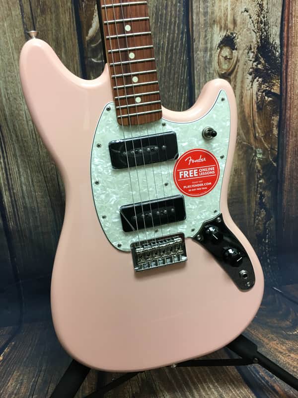 Fender Mustang 90 2018 Shell Pink | Reverb