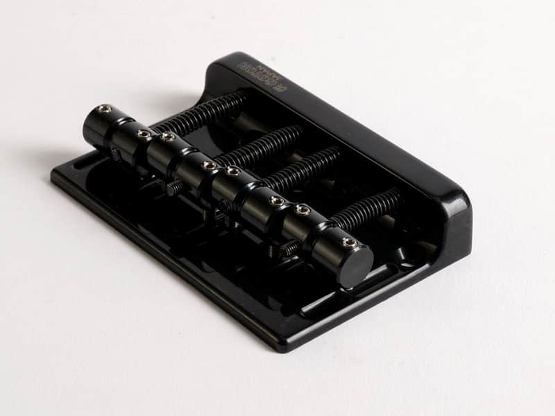 Gotoh 201B-4 Bass Bridge 4-String, Black image 1