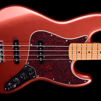 Fender Player Plus Active Jazz Bass® 2022 - Aged Candy Apple Red image 3
