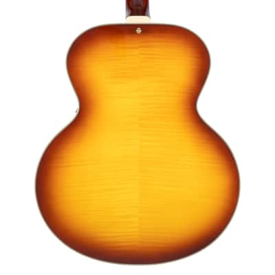 D'Angelico Excel Style B Hollow Body Guitar - Dark Iced Tea Burst - B-Stock image 5