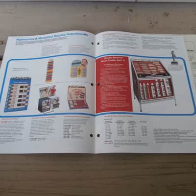Vintage 1972 Hohner Harmonica, Accordion Catalog/Price List! Rare, Original Case Candy, Paperwork! image 3