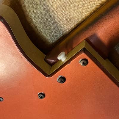 Vintage 1956 Danelectro U2 Electric Guitar Copper w original TWEED case image 6