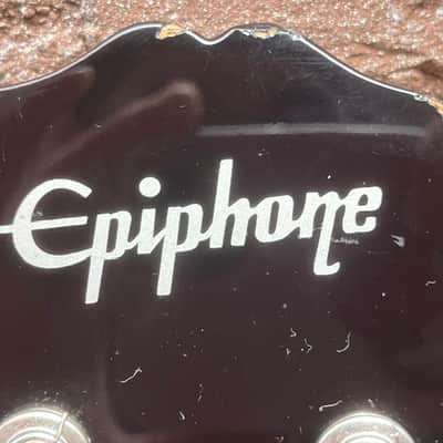 Epiphone Special Les Paul Shape Model II W/ Headstock Repair SN: 1104101005- Black image 3