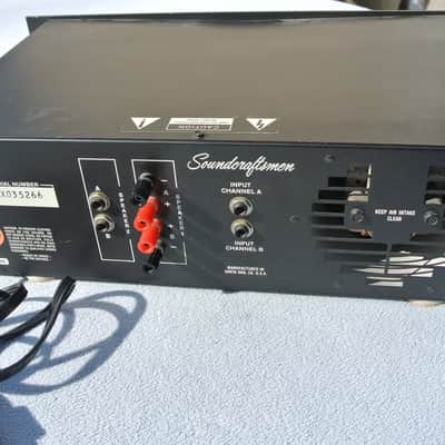 Exc! Vintage Soundcraftsmen 630 Watt DJ900 Stereo Power Amp Amplifier USA made image 4