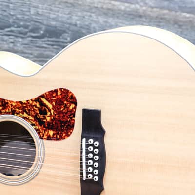 Guild F-2512E Maple Natural F-Jumbo Body 12-String Acoustic Electric Guitar image 7