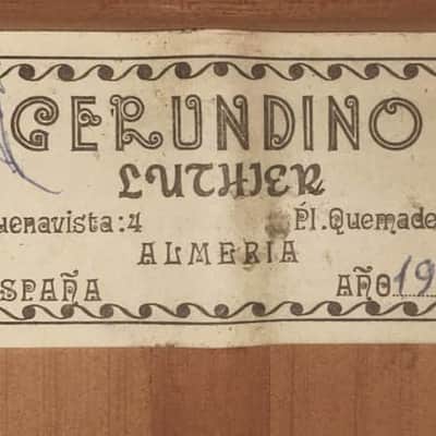 Gerundino Fernandez "Mariano Mangas" 1995 - high end flamenco guitar with breathtaking sound quality - video! image 17