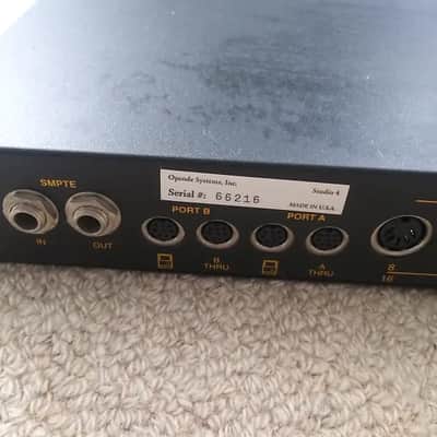 Opcode Studio 4  Midi Interface Black image 4