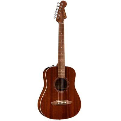 Fender California Standard Redondo Mini with Bag, Sapele Top, Natural Sapele image 2