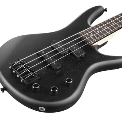 Ibanez Gio SR miKro "Short Scale" 4 String Electric Bass - Weathered Black (GSRM20BWK) image 9