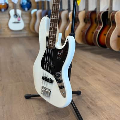 Fender American Performer Jazz Bass - Rosewood Fingerboard, Arctic White, Used image 4