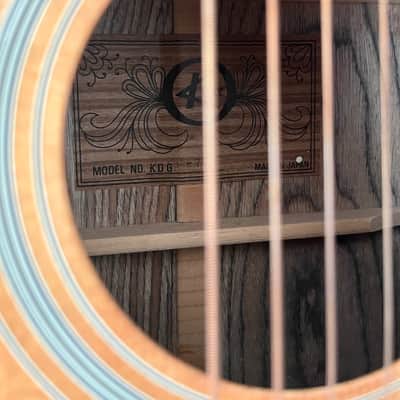 Kay KDG-77 Kay Vintage MIJ Guitar, Rosewood/ Back Flame Maple image 12