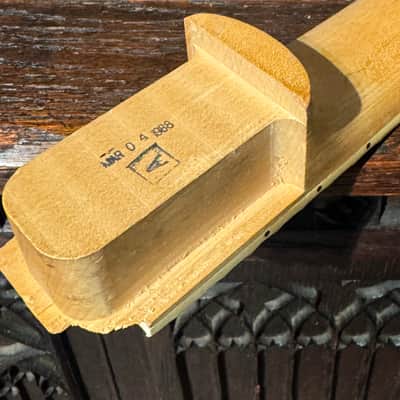 1988 Gibson Explorer guitar neck. NOS. Ivoroid fingerboard and headstock overlay. Custom NAMM guitar unfinished!!! image 4