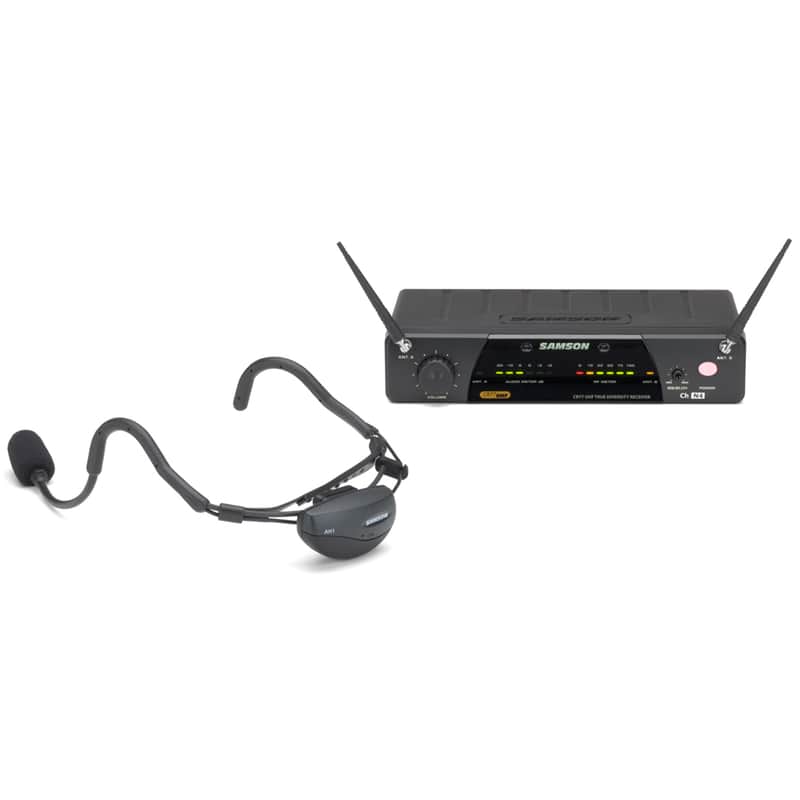 Samson AirLine 77 AH7 Wireless Fitness Headset Microphone System (K1 Band) image 1