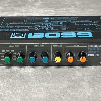 Boss RDD-20 Micro Rack Series Digital Delay 1986 - 1990 - Black image 1