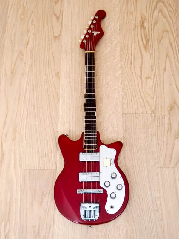 1960s Teisco MJ-2L Vintage Electric Guitar Japan, Guyatone | Reverb