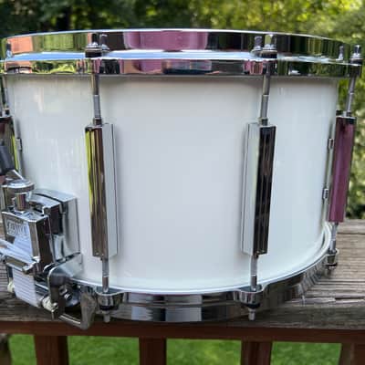 Tama AW318 Artwood Gibraltar 14x8” Snare - Piano white image 8