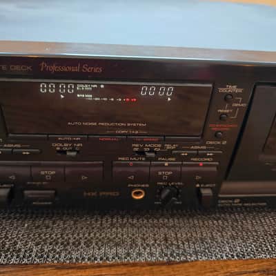 Optimus SCT-55 dual bay cassette deck Late 1990s - Black image 9
