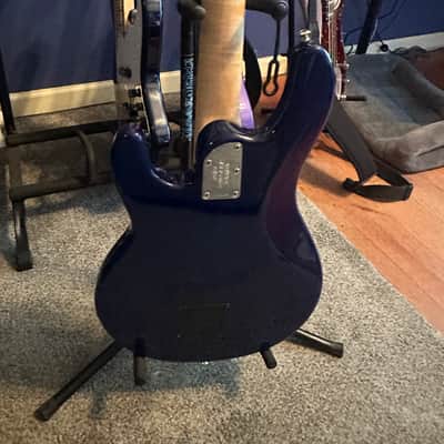 Ernie Ball Music Man Ball Family Reserve StingRay 4 H Paua Blue image 8