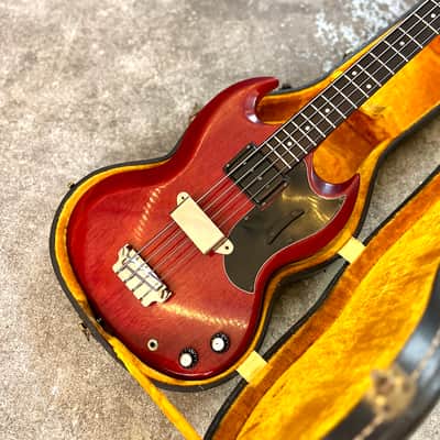 Gibson EB-0 Bass Guitar 1964 - Cherry original vintage USA image 5