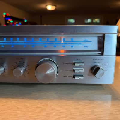 Vintage Woodgrain & Silver Sanyo DCX 1970K Receiver Fresh Service Near MINT RARE image 6