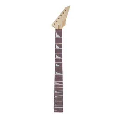 Electric Guitar Neck 24 Fret Rosewood Fretboard, Maple image 1