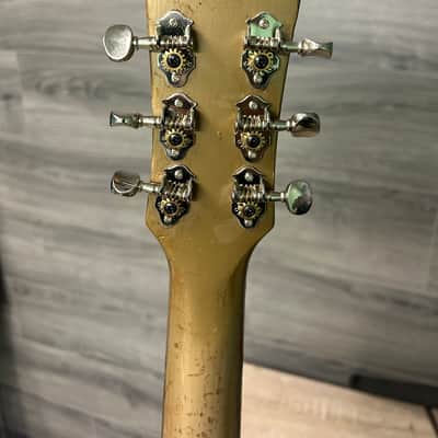 Vintage 1956 Gretsch Electromatic 6184 Corvette Electric Guitar Jaguar Tan #2641 image 13