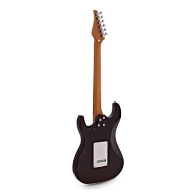 Jet JS-450 QTBR 450 Series Basswood Burl Poplar Top Body Canadian Roasted Maple Neck 6-String Electric Guitar image 2