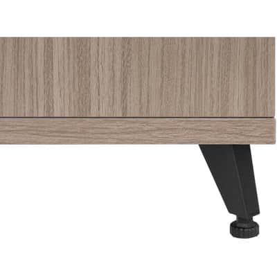 Gator Elite Furniture Series Rolling Rack Sidecar Cabinet in Driftwood Grey Finish with Configurable Rack Space & Shelving GELITESIDECAR-GRY image 11
