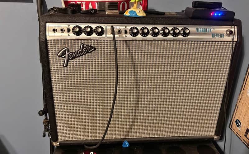 Vintage 1973 Fender Vibrolux Reverb Tube Silverface image 1