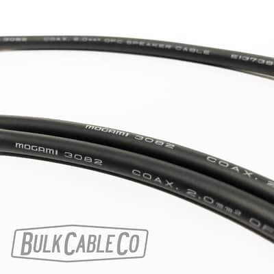 5 FT - Mogami 3082 Speaker Cable - Amp To Cab - Neutrik Gold Right Angle To Straight Connectors image 7