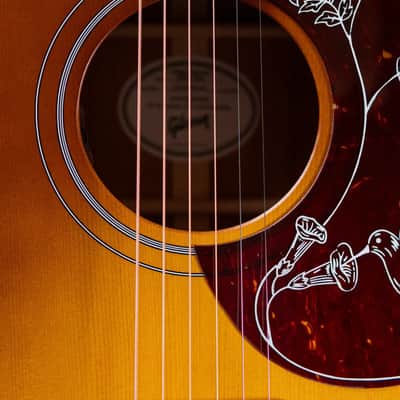 Gibson Hummingbird Special Dreadnought Acoustic/Electric Guitar - Honey Burst Satin with Gig Bag image 9